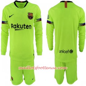 Maillot/Tenue Barcelone Enfant Extérieur 2018/2019 Manche Longue